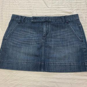🦚🦚🦚 1969 GAP JEANS LIMITED EDITION WOMENS JEANS SKIRT SIZE 6 🦚🦚🦚